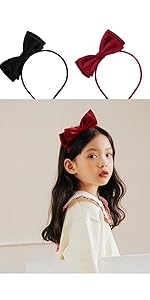 girls bow headband