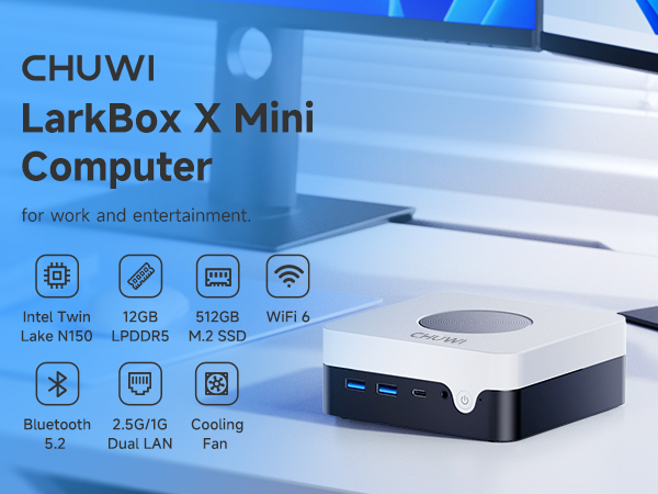 CHUWI LarkBox X ミニPC ホワイト LarkBox X Intel N100 12GB RAM 512GB SSD – CHUWI US Store