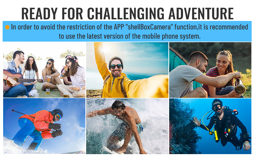 Easily Record the Beautiful Moments of Gatherings with Family or Friends or Outdoor Sports.