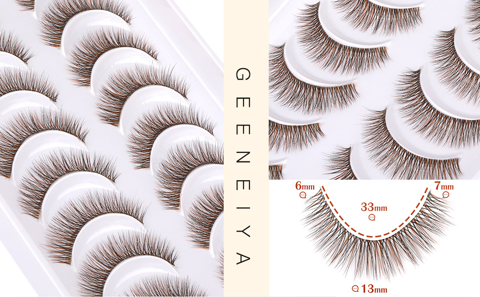 brown lashes natural look