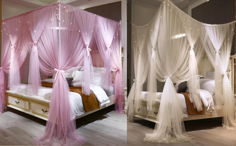 Suitable for all types of beds (The lights and poles in the figure are not included)