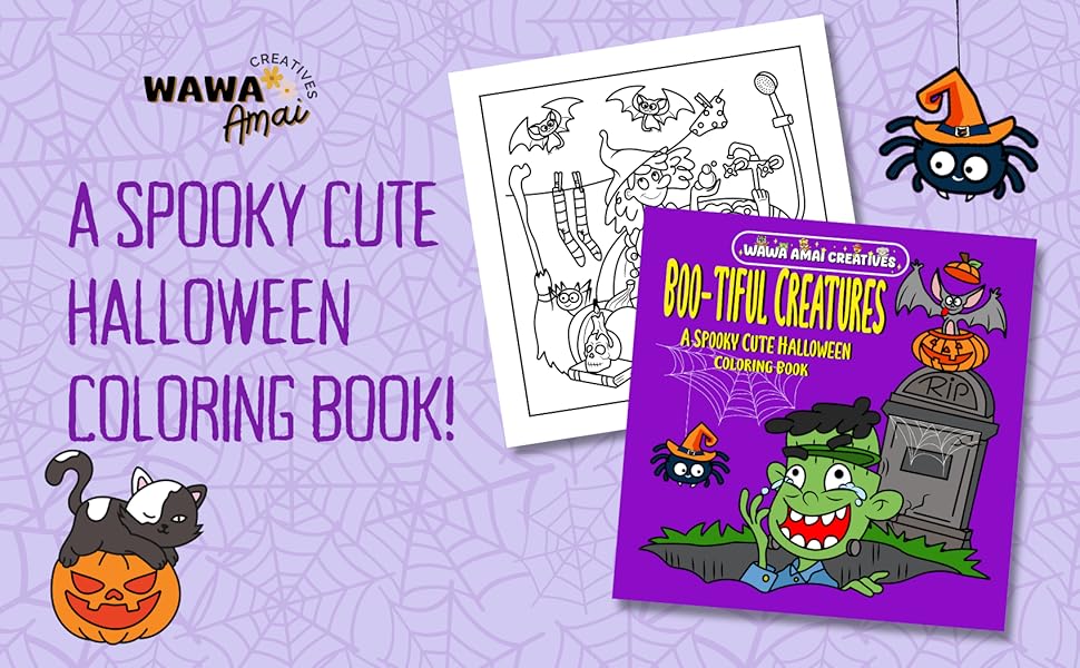 A Spooky Cute Halloween Coloring Book
