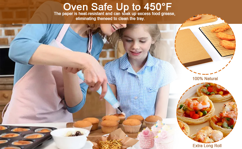 200 Pcs Parchment Paper Baking Sheets,12 x 16 Inch Non