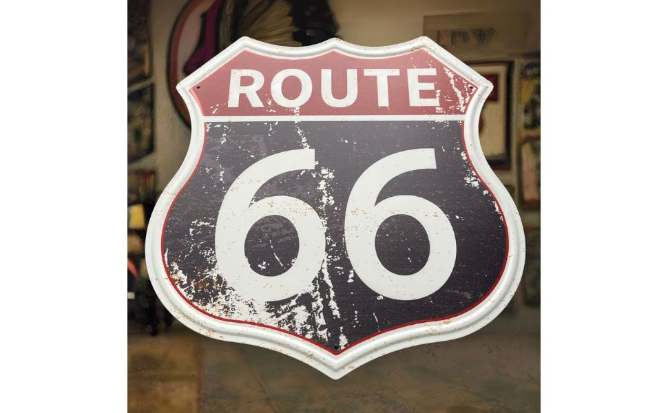 ROUTE66 ペナントプレート ROUTE66 ルート66 ライセンス プレート フレーム ナンバー