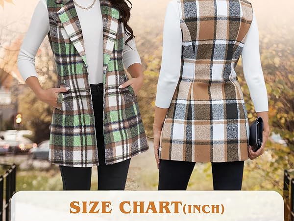 IDEALSANXUN Vest Tops for Women Trendy 2025 Fall Winter Long
