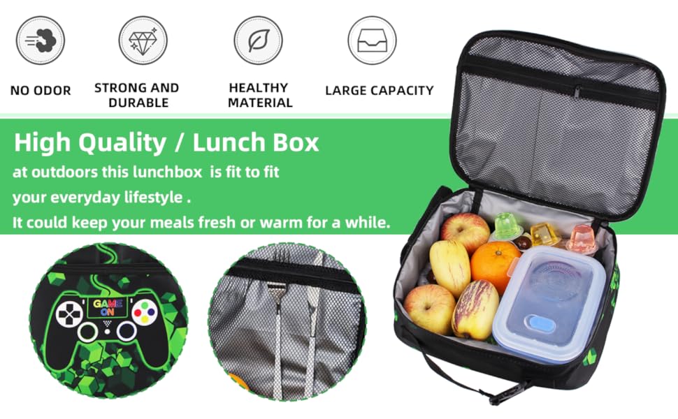 Backpack Set with Lunch Box