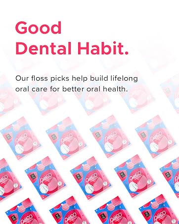 flavored floss picks rose