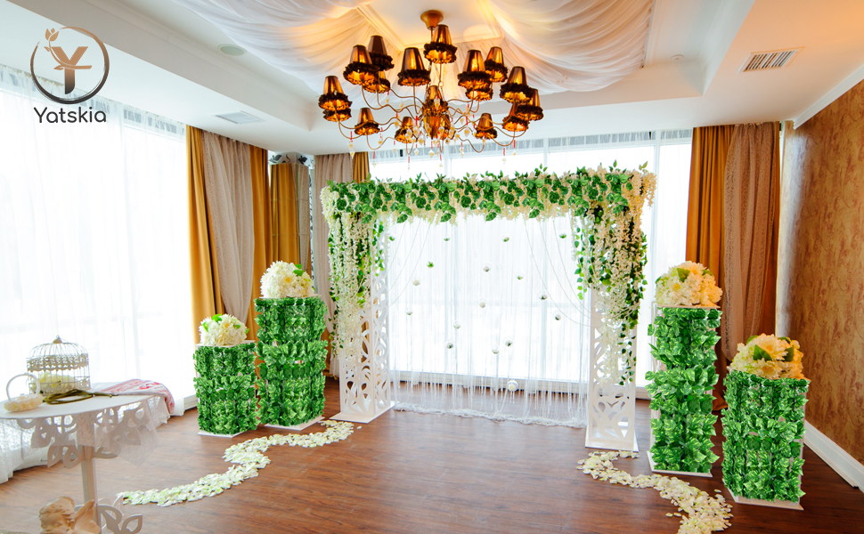 84 Feet 12 Stand Vines for Bedroom Leaves Room Decor