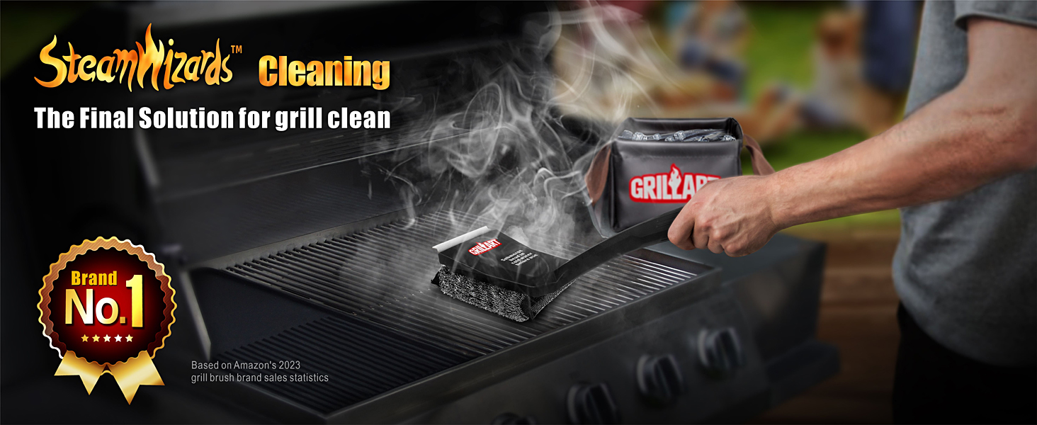grill brush bristle free