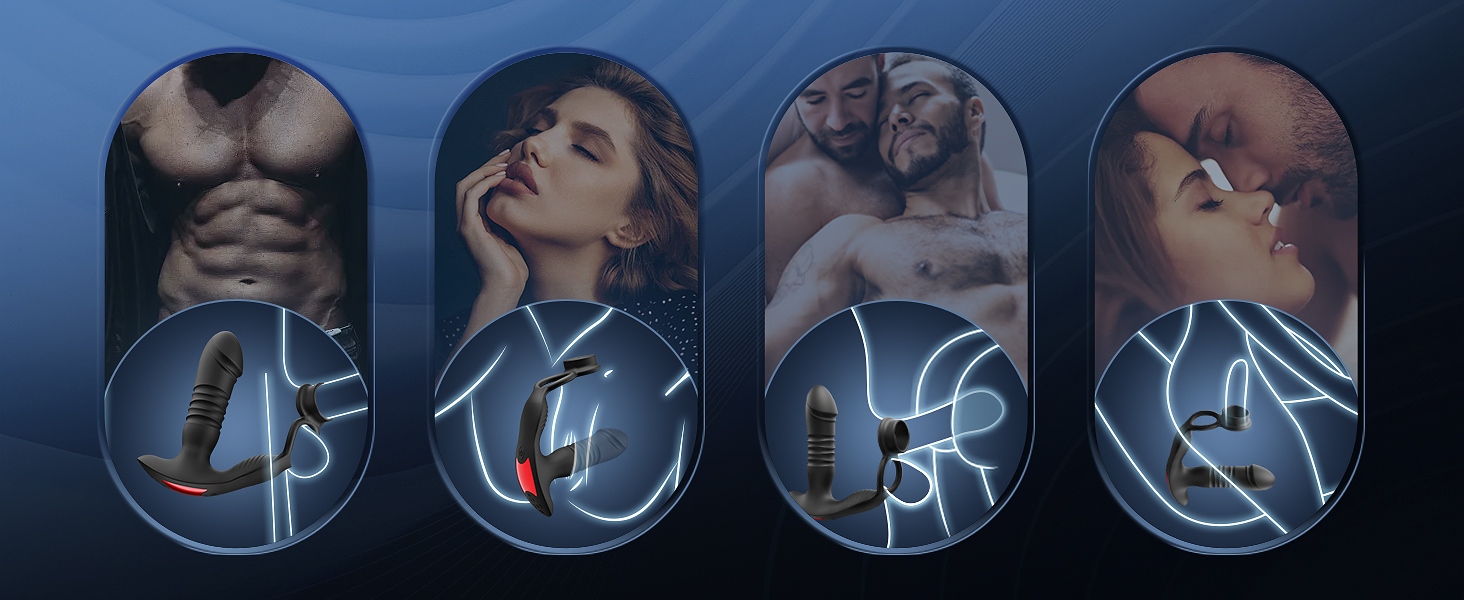 Seksspeeltje anale vibrator voor mannen met schokfunctie, dildo met schokfunctie, seksspeeltjessets voor dames