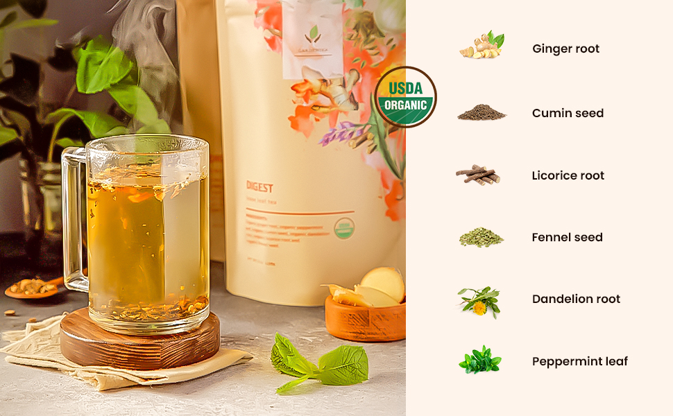 diet te organic digestive tea dandelion root licorice fennel peppermint ginger calming