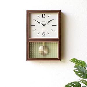 Amazon.co.jp: 振り子時計 掛け時計 壁掛け時計 おしゃれ 木製