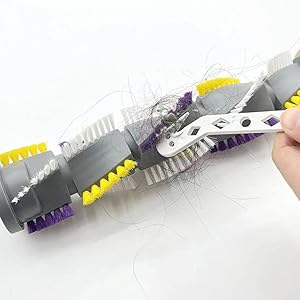 Brush, ABS Dust Brush Fit for Vacuum Cleaner Sweeping Robot Handheld Vacuum Cleaner Parts