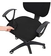 smiry Printed Office Computer Chair Seat Covers, Soft Stretch Washable Universal Rotating Desk Ch...