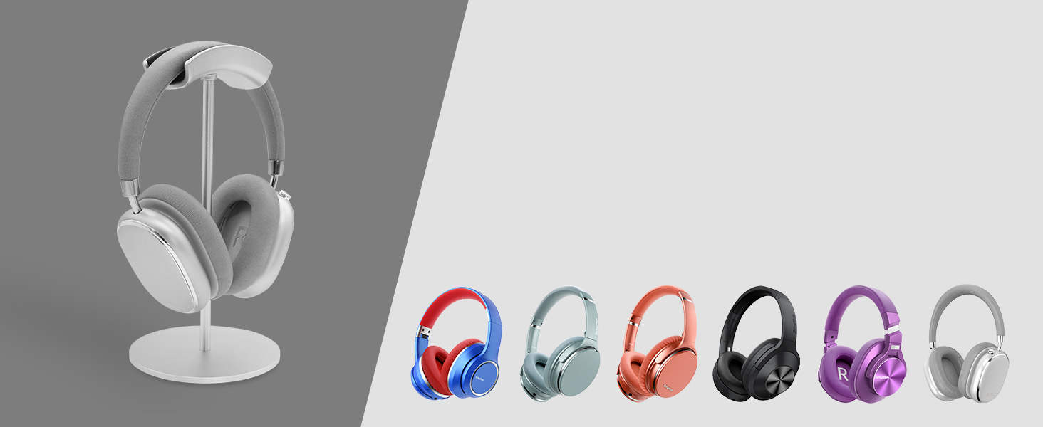 Srhythm Headphone Stand,Metal Headset Holder for Spacesaving and