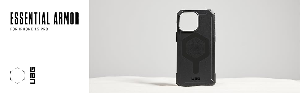 UAG for iPhone 15 Pro Case Essential Armor Rugged Protective Cover