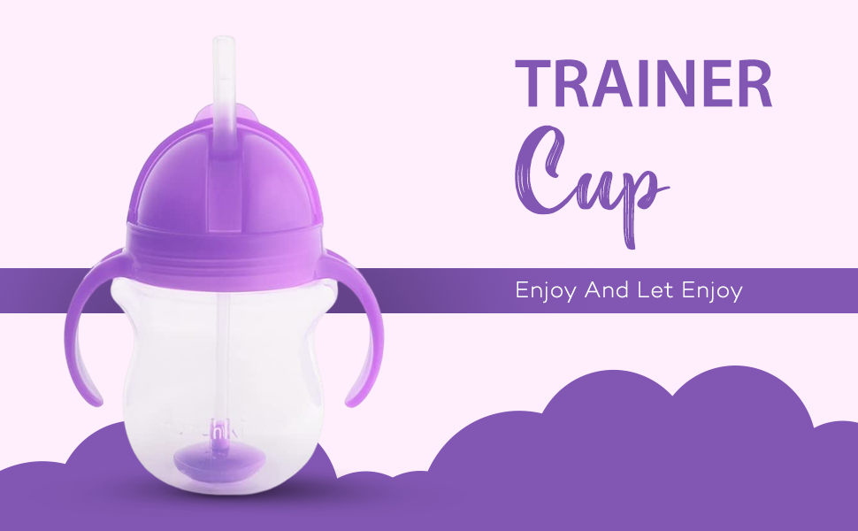 Buy Munchkin 7oz Any Angle Weighted Straw Trainer Cup Purple Online at