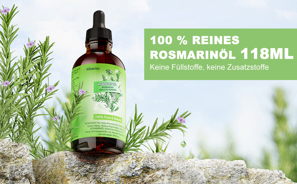 118 ml d'huile de romarin