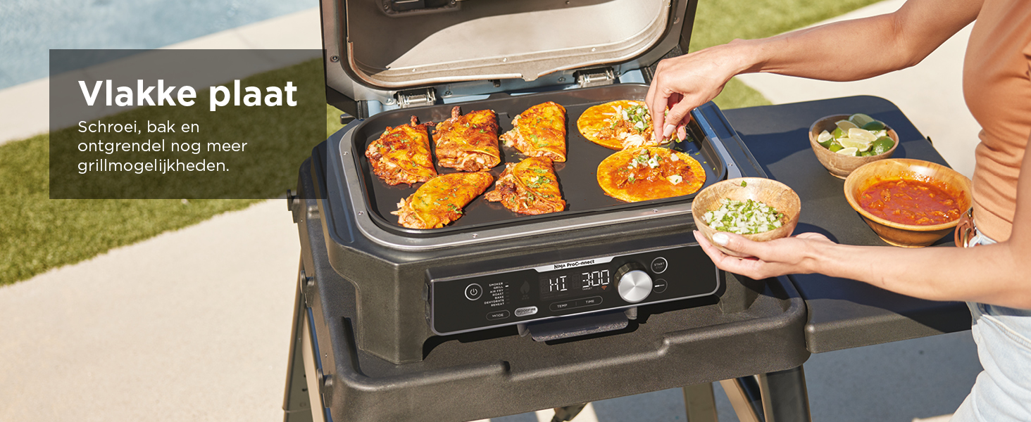 Ninja Woodfire Elektrische BBQ Grill OG901