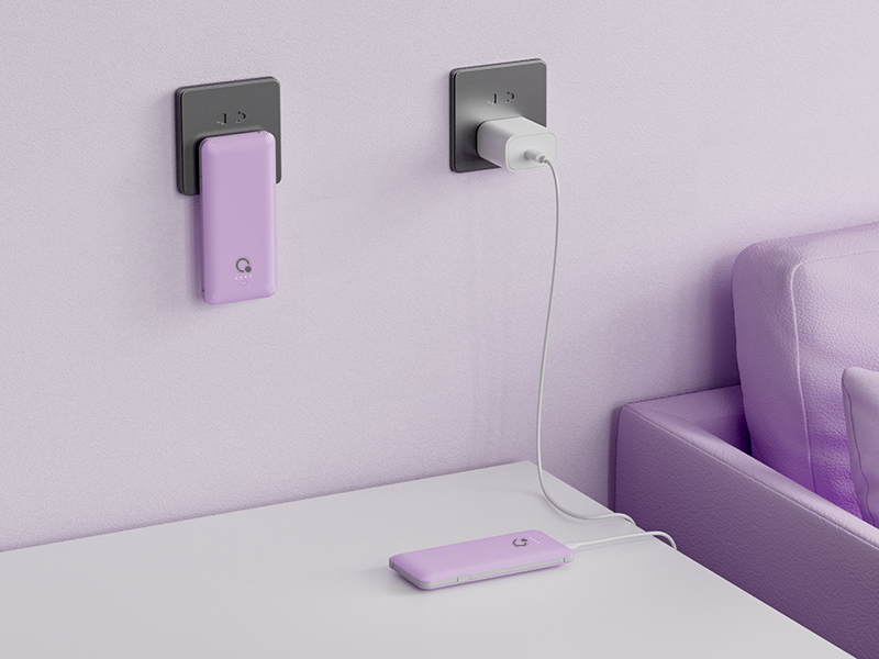portable charger with wall plug