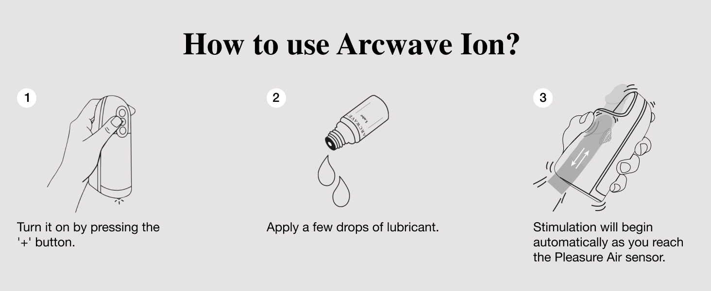 Arcwave Ion Male masterbator silicon self-pleasure stimualtor sex machine vibrator for mens