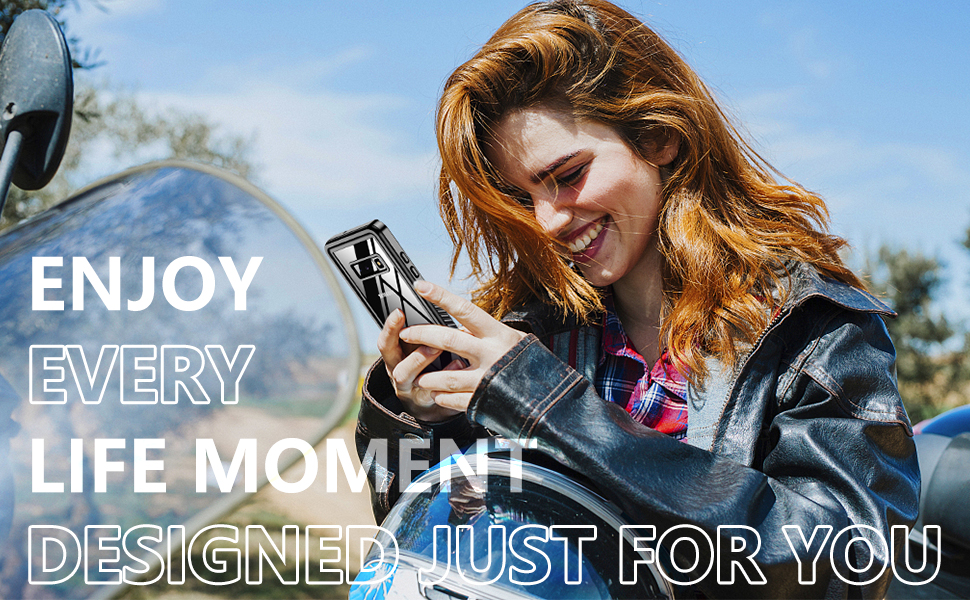 Temdan for Samsung Galaxy S10 Case, [with Builtin Screen