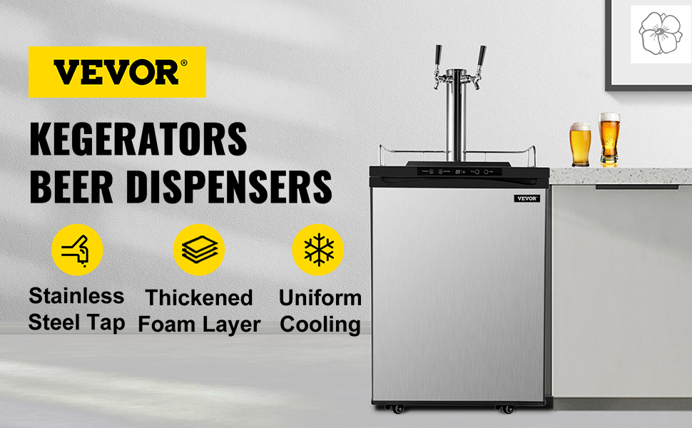 beer kegerator refrigerator