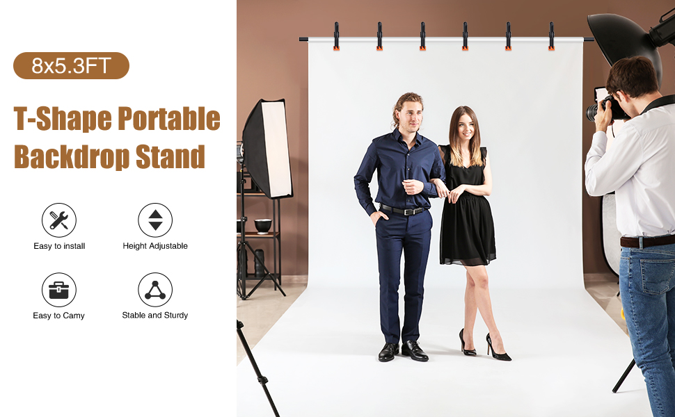 back drop adjustable stand