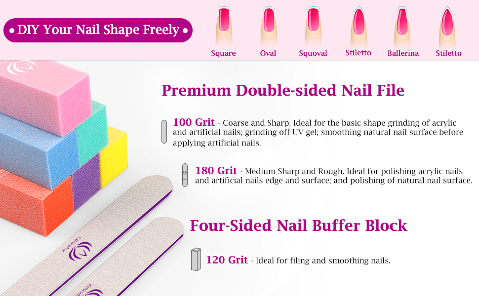 nail file and nail buffer
