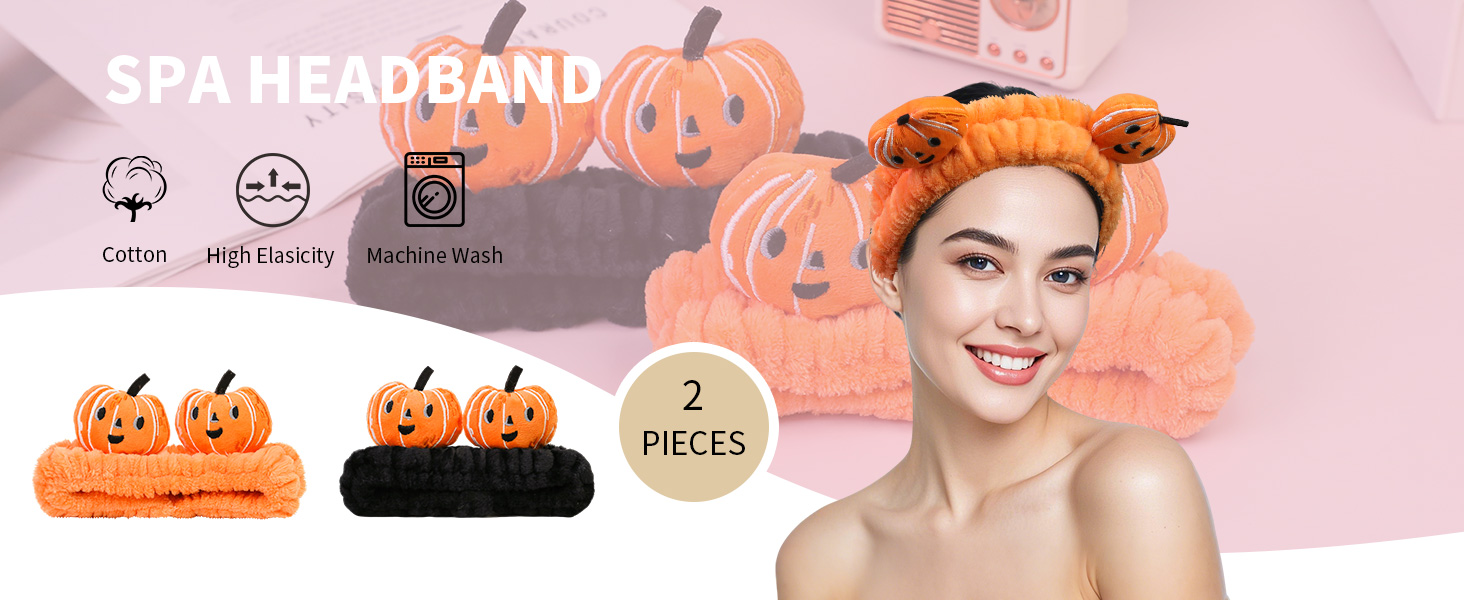 Kawaii Spa Headbands for Women Girls, Cute Headbands for Makeup and Face Washing