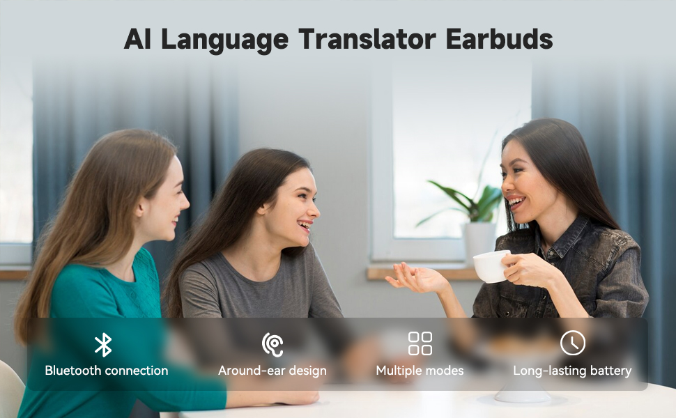 AI Language Translator Earbuds