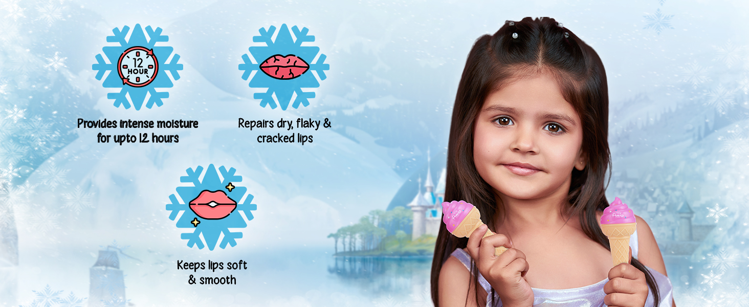 DISNEY FROZEN PRINCESS BY RENEE Snowflake Lip Balm