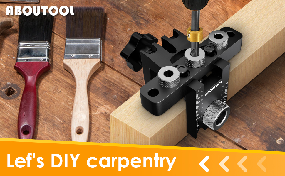 MultiFunction Self Centering Doweling Jig Kit Dowel Jig Kit for