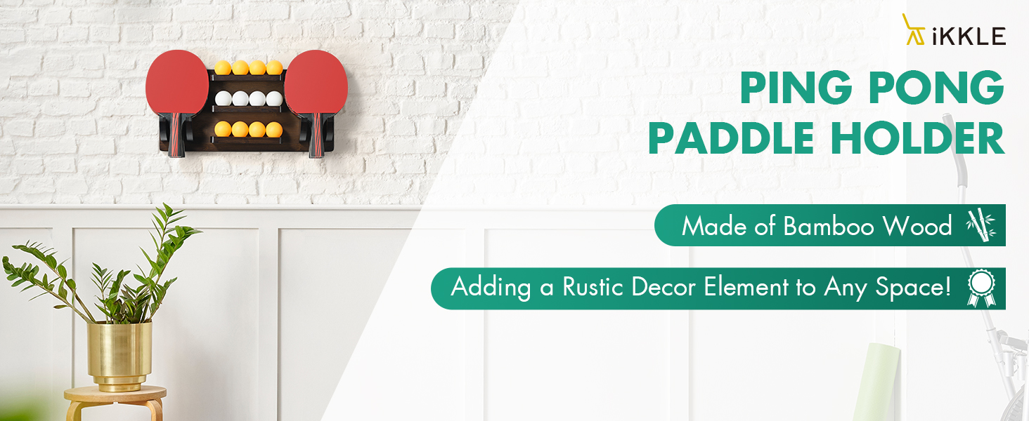 ikkle ping pong paddle holder