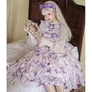 に*こ様 petite robe noire フリル金箔ボリューム ブラックサテンオーガンジーボリュームドレス