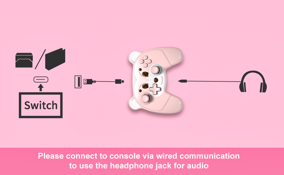 Wireless Switch Pro Controller for Switch/Lite/OLED/PC, Wireless Pro