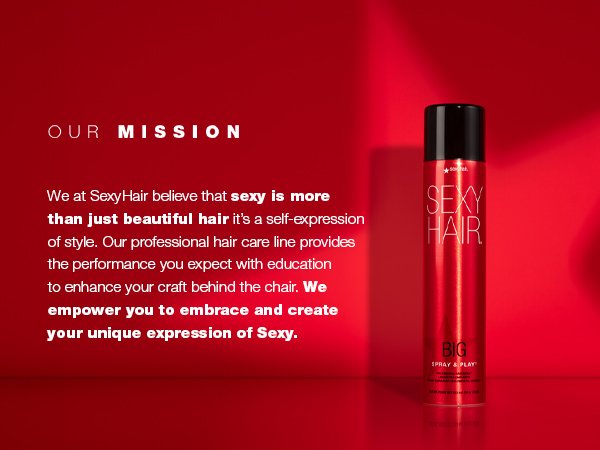 SexyHair Mission Banner Mobile