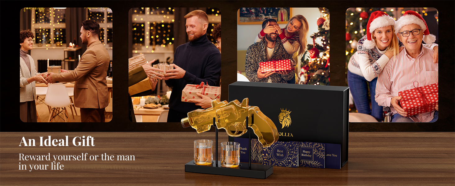 il miglior set di regali di whisky per compleanno e anniversario per uomini, papà e fratello