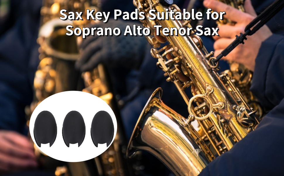 Saxophone Finger Rest, 3Pcs/Set Wind Instrument Saxophone Palm Key