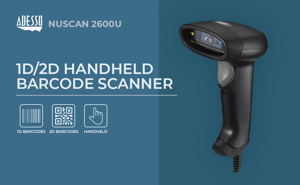 Handheld barcode scanner