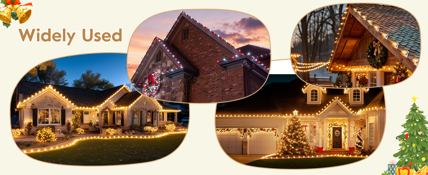 outdoor light clips