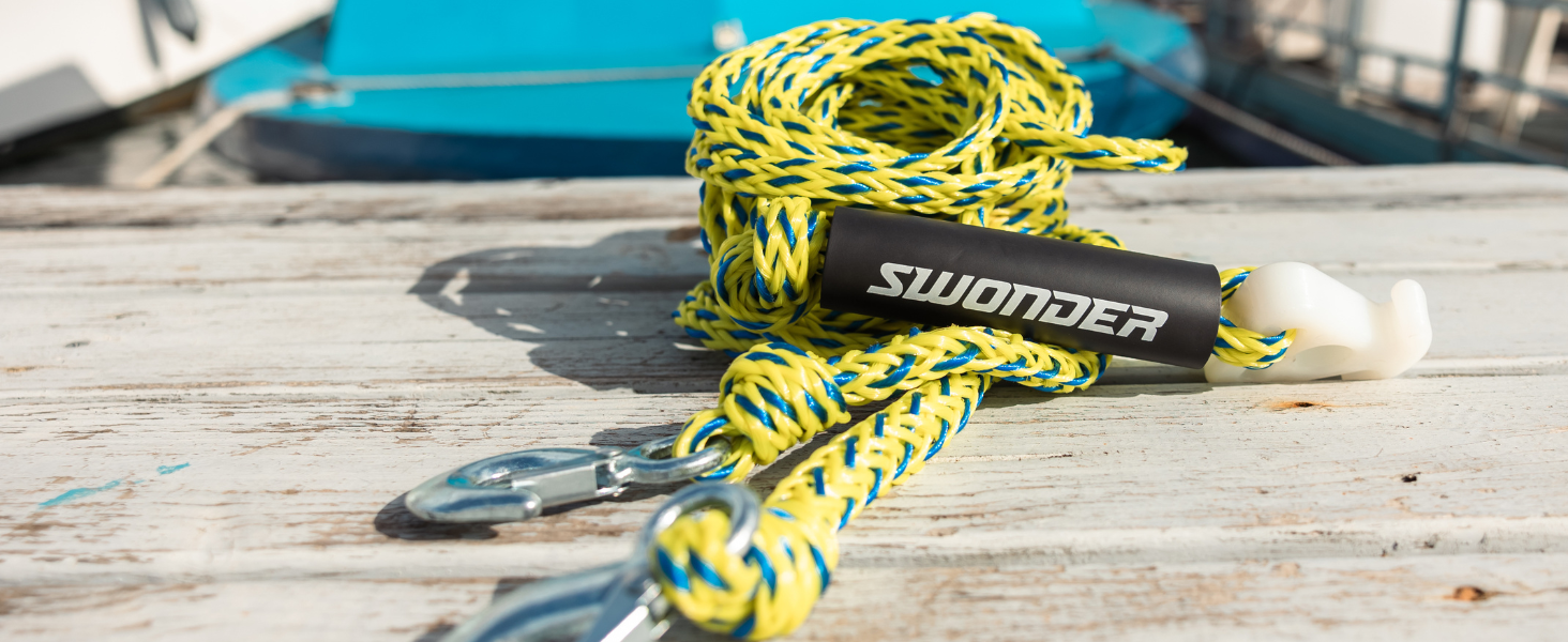 Swonder Boat Tow Harness for Tubing, 16ft Boat Tow Rope