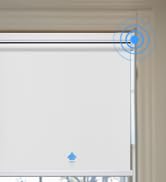 Grandekor Motorized Blinds with Remote 100% Blackout, Customize Size Color, Automatic Smart Rolle...