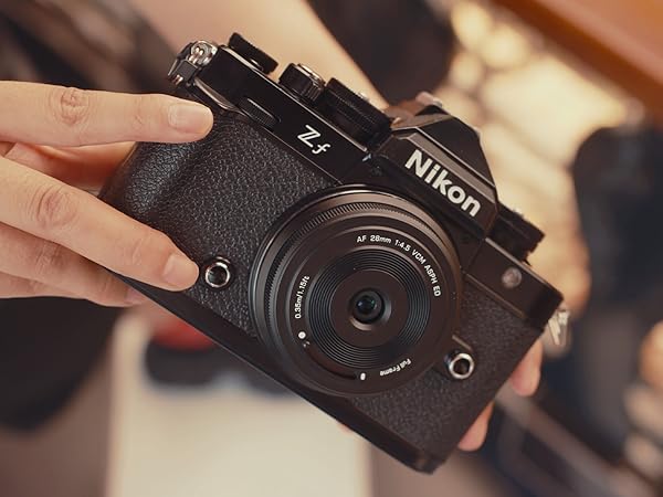 Amazon.com : VILTROX 28mm f4.5 Pancake Lens Z, AF 28mm f4.5