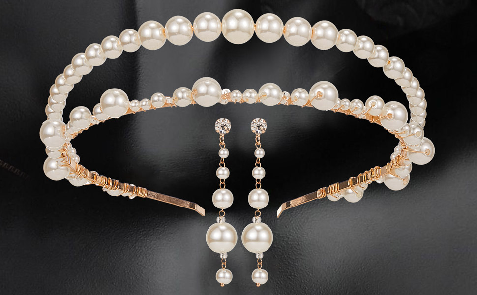 Pearl hair accessories for Wedding