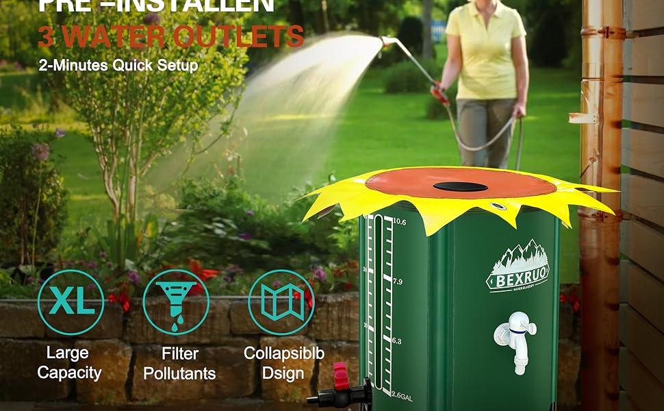 Large capacity water storage