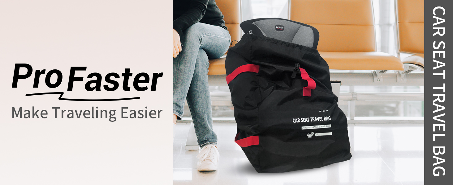 ProFaster Car Seat Travel Bag Backpack for Air India