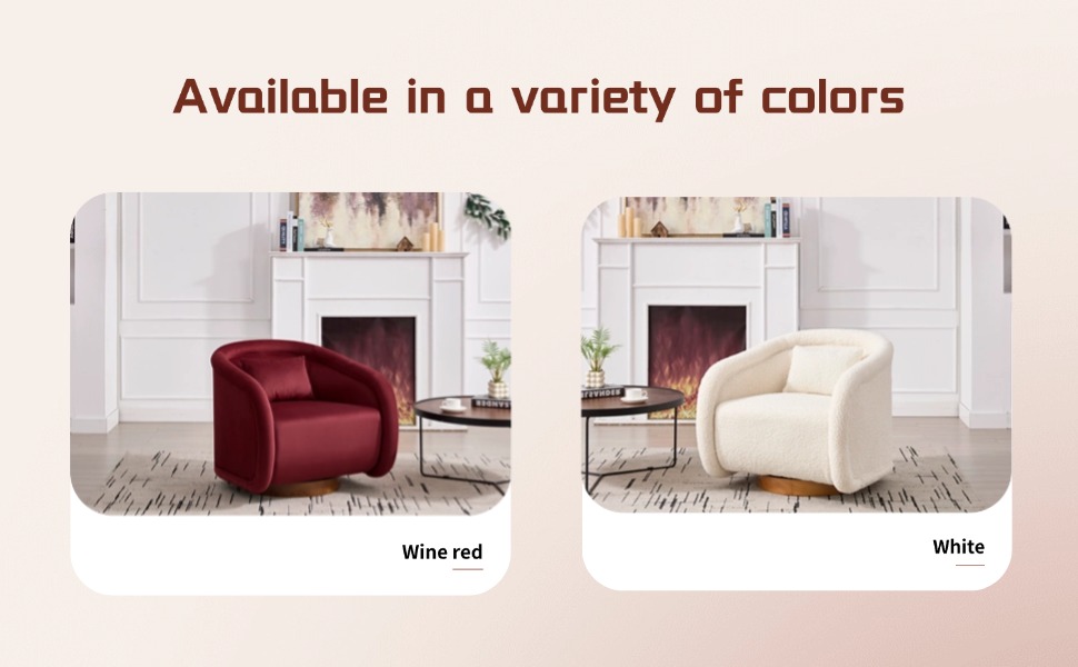 Swivel Barrel Chair