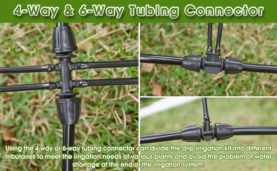 Drip Irrigation Kit, Flantor 116FT Greenhouse Micro Drip