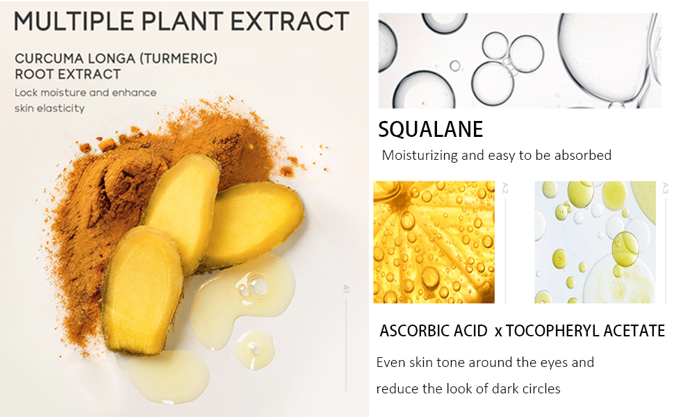 Easilydays Turmeric Under Eye Cream, For Dull Eye Skin